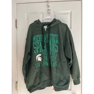 ProEdge Michigan State University Full Zip Hoodie Sweatshirt Sz: XL